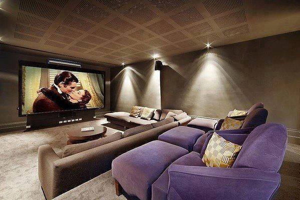 basement cinema remodeling idea