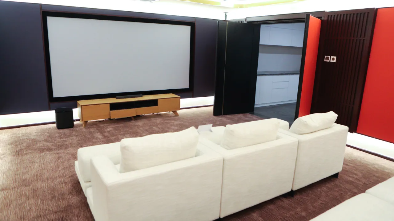 Home theatre room - Basement finishing and remodeling